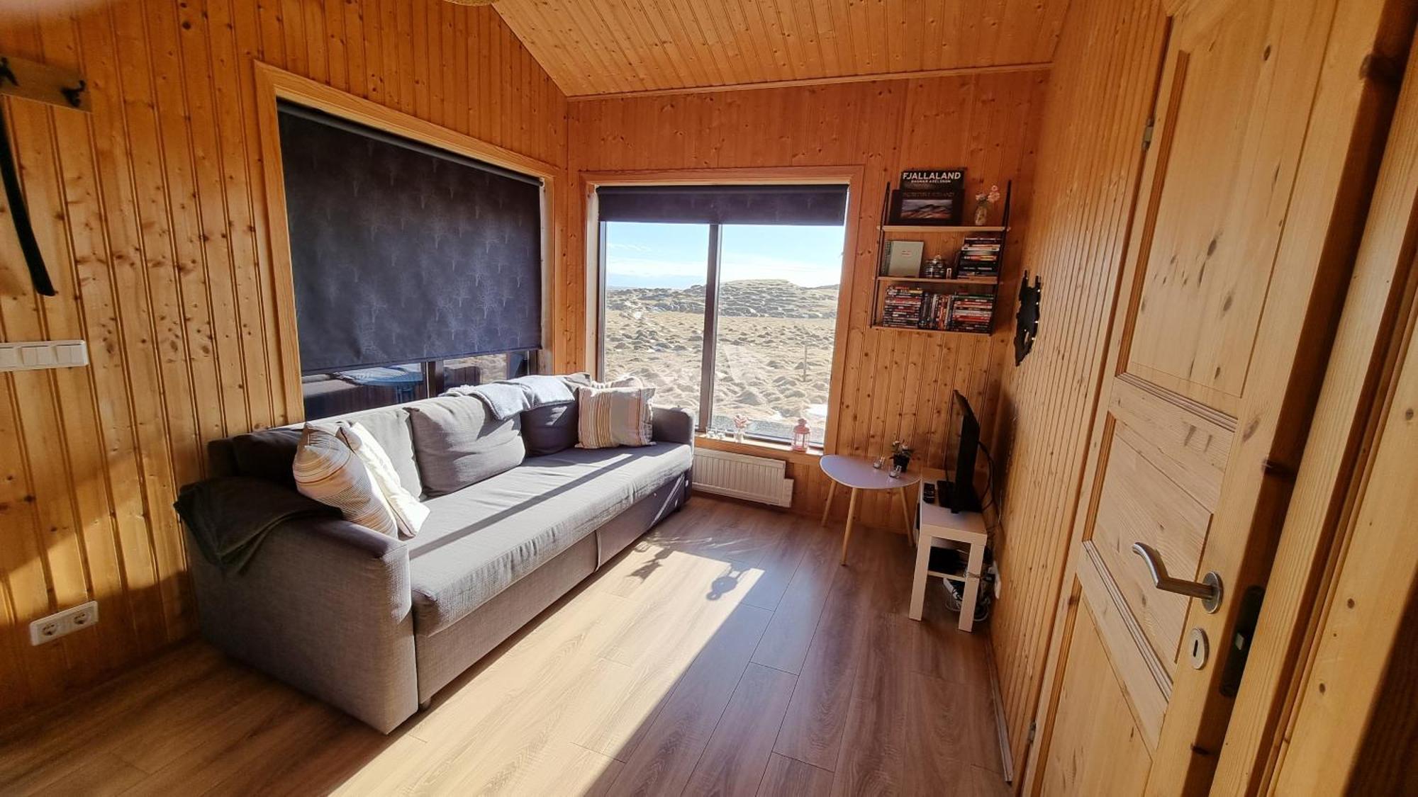 Hekla Cabin 1 Volcano And Glacier View Хелла Экстерьер фото